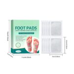 Foot Pads Detox Night Patches (30 Pads) – Herbal Foot Patch for Relaxation, Sleep Support & Foot Care – Natural Bamboo Vinegar Adhesive Pads (PACK OF 3) - Image 3