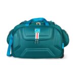 M MEDLER Derben Nylon 55 Litres Waterproof Strolley Duffle Bag- 2 Wheels - Luggage Bag (Turquoise), Inline_Skate_Wheel - Image 3