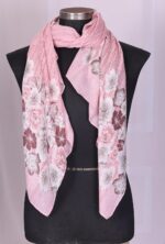 ICW Women's Lightweight Floral Print Scarf – Soft Casual Wrap for All Seasons DN107 - Image 3