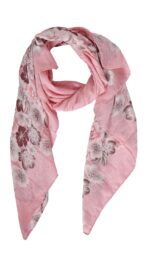 ICW Women's Lightweight Floral Print Scarf – Soft Casual Wrap for All Seasons DN107 - Image 4