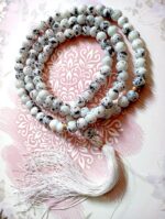 Elegant Muslims Prayer Tasbih 101 Beads with Elegant White Marble Beads Misbah, Tasbeeh, Rosary 10mm Beads - Image 3