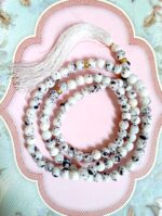 Elegant Muslims Prayer Tasbih 101 Beads with Elegant White Marble Beads Misbah, Tasbeeh, Rosary 10mm Beads - Image 6