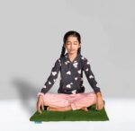 NEXTGO Floor Mat Puja Aasan 2Feet x 2Feet | Velvet Makhmal Fabric Microfiber Filling Floor Aasan for Dinner, Puja, Meditation, Garden, Yoga Mat for Home Office Ghar | Pack of 1 English Green - Image 5