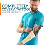 Sheux Unisex Arm sleeves with UV Protection for Men and Women Outdoor Indoor Sports UPF 50 Arm Cover with Compression & Cooling Effect Summer Hand Gloves - Image 9
