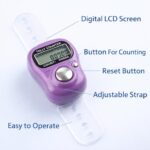 Digital Finger Ring Tally Counter – 5 Digit Electronic Clicker for Mantra Jap, Prayer, Cricket Umpire, Gym & People Counting | Portable Mini Hand Counter - Image 3