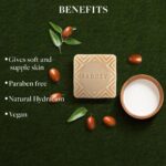 Sadhev Goat Milk And Jojoba Butter Ayurvedic Bathing Soap Bar For Depigmentation & Detanning, Paraben & Sulphate Free - 125g (Pack of 1) - Image 5