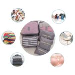 Travel Storage Packing Cubes Organizer Set For Clothes | Space Saver Bags For Shoes, Underwear, Socks & Cosmetics | Lightweight Luggage Organizer Pouches For Men & Women (Set Of 6) - Image 3