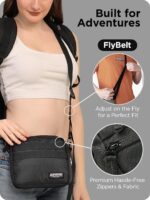 Supervek Mobile Sling Bag for Women | 9 Inch Black Shoulder bag | Sling Bag for Men | One Side Hand Cross Body Bags | For Travel, Streetwear College or Office - Image 6