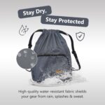 Alienoid 15L Drawstring Bag | Gym Backpack for Men & Women | Draw String Bag for Sports, Football, Cycling, Swimming & More | Lightweight Drawstring Backpack for Travel & Daily Use - Image 5