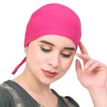 Envius Plain Cotton Design Ready To Wear Muslim Women Under/head Scarf Hijab Cap - Image 4