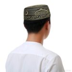 Muslim Prayer Hat for Men Worship Hat Islamic Muslim Prayer Hats Cap Beanie Headwear for Ramadan Eid - Image 8