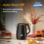 KENT Bliss Electric Kettle | 1500W Power & 1.5L Capacity | Cool Touch Exterior Body & SS 304 Inner Body | 5 Minutes Fast Boiling | Overheat & Dry Boiling Protection | LED Light Switch | Auto Shut-OFF - Image 7