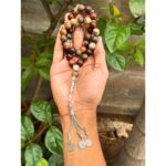 Healing Crystals 8mm Tasbeeh – 33 Beads Gemstone Tasbih with Metal Charm | Islamic Muslim Prayer Beads for Healing, Meditation, and Gifting - Image 3