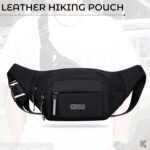 Kraptick Premium Unisex Waist Bag for Men and Women - Stylish Fanny Pack, Hip Bag, Outdoor Waist Bag (Black) - Image 3