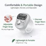 5 Digit Tally Clicker Counter Finger Ring, Electronic Digital Counting Machine for Mantra Jap, Meditation, Prayer & Cricket Umpire, Portable Finger Click Counter Device (Pack of 1,Multicolor) - Image 4