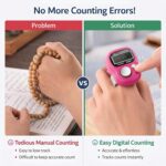 5 Digit Tally Clicker Counter Finger Ring, Electronic Digital Counting Machine for Mantra Jap, Meditation, Prayer & Cricket Umpire, Portable Finger Click Counter Device (Pack of 1,Multicolor) - Image 6