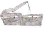 Weinbux Free-Size Adjustable Two Pockets Ahram/Ehram/Ihram Belt Waist Pack Standard with Phone Holder Waist Belt Anti Theft for Hajj Umrah | Off White | Free Size - Image 3