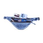 Zainto Denim Waist Bag for Men & Women | Stylish Fanny Bag with Adjustable Strap | Premium Denim Material, Dual Zipper Crossbody Mini Bag - Image 5
