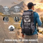 SLOVIC Rucksack Backpack Bag for Man & Women [55 LTR] | Travel Bag for Man with Separate Shoe Compartment | Travel Bag for Woman | Water Resistant Bag for Travelling - Image 6