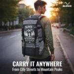 SLOVIC Rucksack Backpack Bag for Man & Women [55 LTR] | Travel Bag for Man with Separate Shoe Compartment | Travel Bag for Woman | Water Resistant Bag for Travelling - Image 7