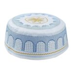 Islamic Muslim Mens Prayer Kufi Hat Skull Cap Turkish Namaz Topi Blue|Clothing Shoes & Accessories|Mens Accessories|Hats - Image 6