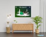 Makkah Madina Kaaba Sharif Mecca Madina Islamic Vinyl Wall Sticker Poster for Home Decor, Office, Hall,Living Room,Bedroom,Kids Room 12 inch X 18 inch, Rolled - Image 5