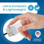 Ceptics Schuko, Germany, France, Spain Travel Adapter Plug with Dual USB - USA Input Type E/F - Ultra Compact Perfect for Cell Phones, Laptop, Camera Chargers, iWatch, iPad, iPhone and More (CTU-9) - Image 8