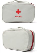 Travel Medicine Pouch Emergency First Aid Kit Box Organizer with Medicine-Pocket Empty Bag for Travelling Car, Home, Office (FAK_Big) - Image 3