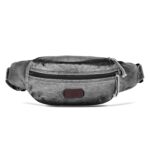 Zainto Denim Waist Bag for Men & Women - Stylish and Durable Fanny Pack for Travel, Hiking, and Everyday Use (Black) - Image 6