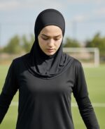 Mehar Hijab Bamboo Lycra Jersey Ninja Cap for Teenage Girls| Women | Breathable Under Hijab Inner Cap | Sweat Absorbent Stretchable Sports & Casual Wear Islamic Head Under Scarf - Image 4