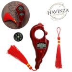 Digital Chanting Counter Havinza Wooden Finish Handheld Finger-Ring Jaap Tally Counter with LCD Display & Reset Button for Prayer, Meditation, Yoga & Spiritual Practice Daily Routine - Prayer Edition - Image 3