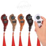 Digital Chanting Counter Havinza Wooden Finish Handheld Finger-Ring Jaap Tally Counter with LCD Display & Reset Button for Prayer, Meditation, Yoga & Spiritual Practice Daily Routine - Prayer Edition - Image 5