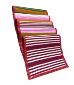 Pooja Mat for Daily Prayer and Meditation | for Indoor and Outdoor Use| Multicolour | 45x42CM |Set of 5 Mats - Image 3