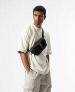 DailyObjects PET Orbit Fanny Unisex Sling Crossbody Waist Bag | Travel Pouch Bag | Stylish and Spacious | Adjustable Straps with G-Hook Closure | Made in India (Space Black) - Image 4