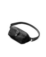DailyObjects PET Orbit Fanny Unisex Sling Crossbody Waist Bag | Travel Pouch Bag | Stylish and Spacious | Adjustable Straps with G-Hook Closure | Made in India (Space Black) - Image 8
