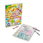 Crayola Epic Book of Awesome, All-in-One Coloring Book Set, 288 Pages, Kids Indoor Activities, Gift - Image 8