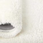Handwoven Shaggy Carpet Plain Fur Rugs for Home, Office, Floor Carpet 2x5 Feet White - Image 4