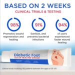 Diabetic Foot Ulcer Healing Cream for Advanced Wound Care & Skin Repair | Soothes Cracked Heels, Ulcers & Dry Skin | Deep Moisturizing Protective Formula for Sensitive Diabetic Feet (50GM, Almond, Pack of 1) - Image 6
