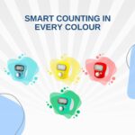 Samprakshi Digital Finger Counter Pack of 10 for Naam Jap & Bhajan | 5 Digit Electronic Mantra Counting Ring | Inspired by Bhajan Marg Spiritual Practice | Multicolour - Image 4