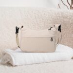 Crossbody Sling Bags for Women | Adjustable Strap Half Moon Sling Bag, Water Resistant Crescent Crossbody Travel Purse, Stylish Fanny & Waist Handbag (Beige) - Image 8