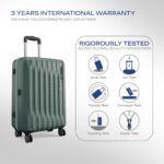 Safari Ray Neo 8 Wheels Set of 3 Trolley Bags, Hard Case Polycarbonate 360 Degree Wheeling Carry on & Check-in Luggage for Men & Women, Suitcase for Travel, Trolley Bags for Travel, Sage Green - Image 7