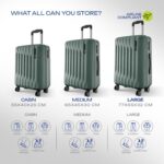 Safari Ray Neo 8 Wheels Set of 3 Trolley Bags, Hard Case Polycarbonate 360 Degree Wheeling Carry on & Check-in Luggage for Men & Women, Suitcase for Travel, Trolley Bags for Travel, Sage Green - Image 8