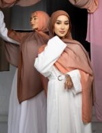 Txmout Ombre Modal Hijab Scarf for Women Muslim, Soft Lightweight Headscarf - Image 4