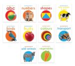 My First Library: Boxset of 10 Board Books for Kids (Pack 1) | Includes ABC, Numbers, Shapes, Colors, Wild Animals, Farm Animals & Pets, Birds, Fruits, Vegetables & Transport | Early Learning Board Books for Babies, Toddlers & Preschoolers | Ages 0-3 Years - Image 3