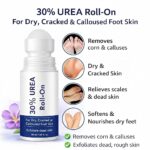 30% Urea Foot Cream Roll On 50ml for Dry & Cracked Heels with Lactic Acid, Olive Oil & Vitamin E | Crack Heel Repair Foot Roller | Moisturising, Exfoliating Foot Care for Soft Smooth Feet - Image 3