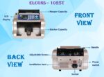 ELCONS Note Counting Machine 1025T Gold Double Display Mix Value | High-Speed Currency Counter with UV/MG/IR Fake Note Detection | Compact Heavy-Duty Cash Counter - Image 3