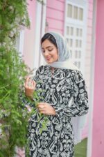 Abaya Cotton Fabric Full Sleeve Length Stylish Abaya Dress for Women for Girl's - Image 4