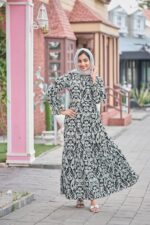 Abaya Cotton Fabric Full Sleeve Length Stylish Abaya Dress for Women for Girl's - Image 5