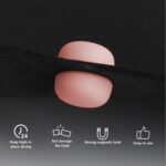 (2 PSC) Hijab Magnetic Pins for Women Strong No Snag Scarf Magnets Pinless Brooch for Headscarves Multi Use Round Style Hijab Magnet Pins for Chiffon Silk and Jersey Scarves - Image 3