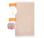 Prien Muslim Prayer Mat with Prayer Beads for Women Men, Gifts Bayram, Ramadan, Carpet Prayer Islam, Prayer Mat Set, Islamic Prayer Mat, Seccade Namaz, Muslim Mat (Pink) - Image 5